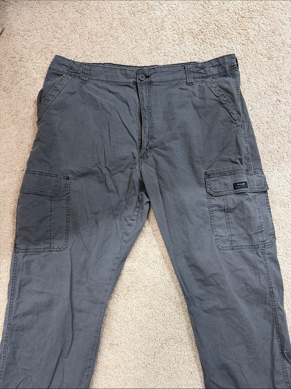 Wrangler Men’s Charcoal Gray Cargo Pants